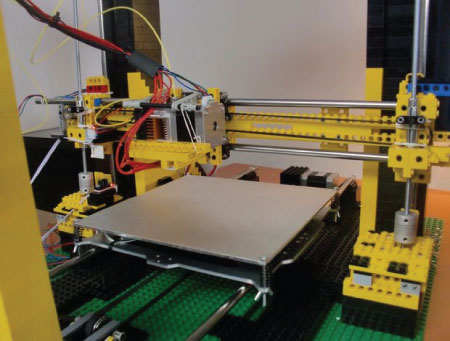 LEGO 3D-tiskalnik (vir: instructables.com)