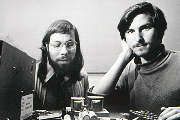 Wozniak in Jobs