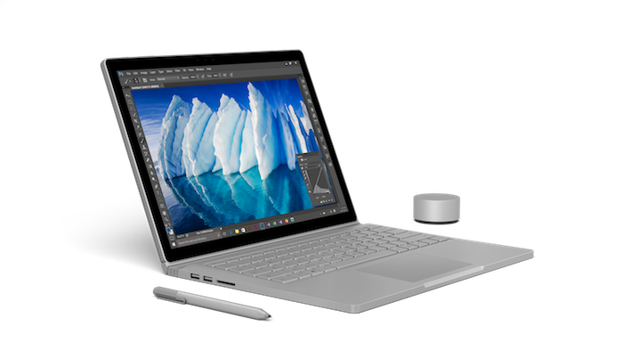Izboljšani Surface Book ponuja do 16 ur delovanja akumulatorja.
