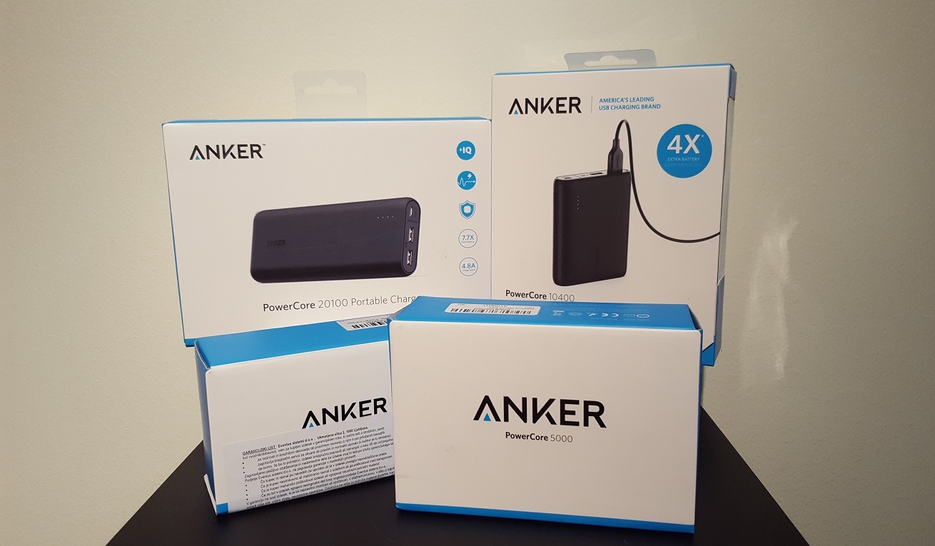 Anker Power banks embalaze