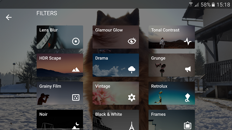 Snapseed Filters