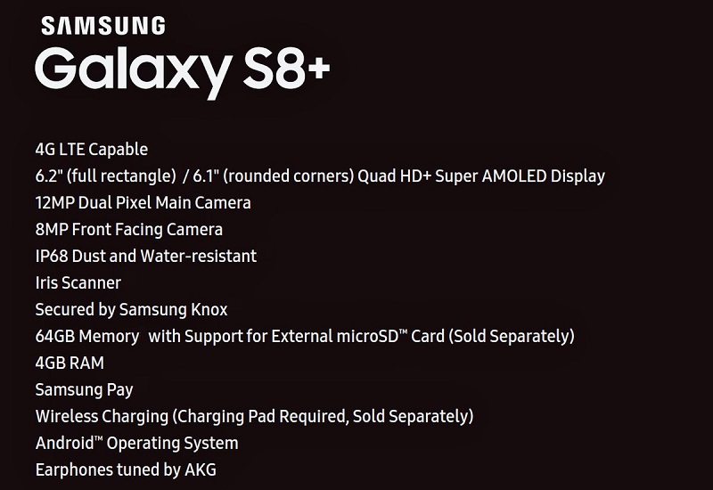 Večji model Galaxy S8 Plus, bo imel kar 15,7 cm (6,2-palčni) zaslon, a sam telefon ne bo pretirano velik, saj se bo zaslon raztezal čisto do robov. Vir: @evleaks