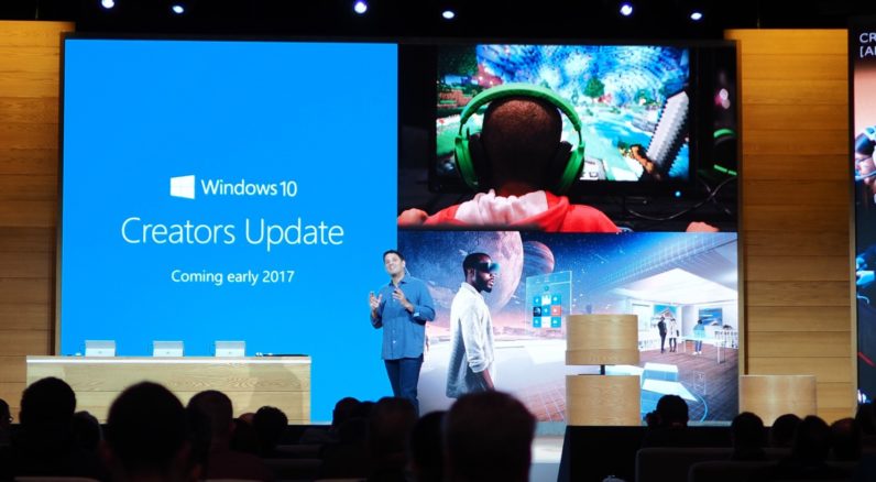 Creators Update prinaša kar nekaj novosti, začenja se tudi širša podpora za 3D in VR. Vir: The Next Web