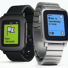 Pebble začel z dostavo novih pametnih ur
