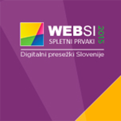 WEBSI Spletni prvaki nagrajujejo digitalne presežke Slovenije