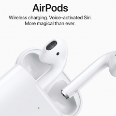 Nove Apple AirPods slušalke z brezžičnim polnjenjem, Hey Siri in boljšo baterijo